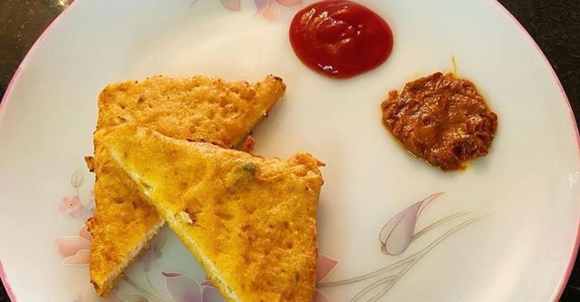 Besan sandwich-bread