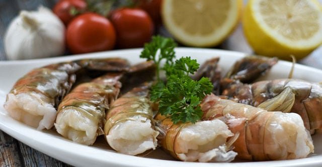 Glycemic Index of shrimps and prawns